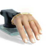 14K Plated Paperclip Ring