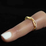 14K Plated Paperclip Ring
